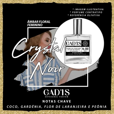 Perfume Gadis 1084 Inspirado no Crystal Noir